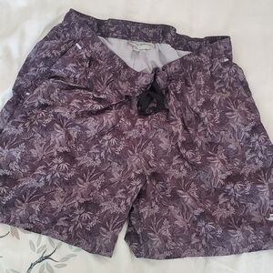 Men's Purple Patterned Shorts